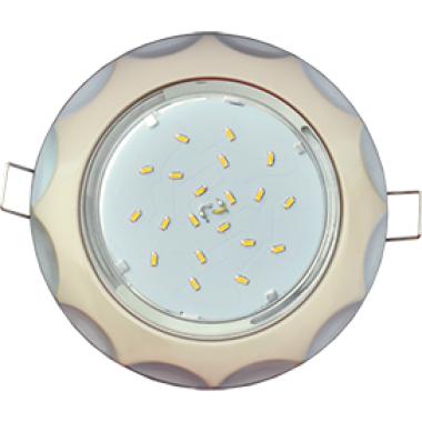 Светильник встраиваемый Ecola GX53 H4 5312 Glass Стекло 8-угольник с прямыми гранями черный хром-хром на черном 38x133 (к+) /FB538AECH/