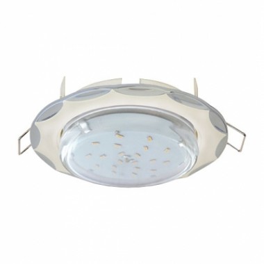 Светильник встраиваемый Ecola GX53 H4 9014 без рефл. "Звезда" жемчуг-хром 38x116 (к+) /FZ81H4ECB/