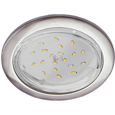 Светильник встраиваемый Ecola GX53 H4-GL без рефл. глубокий сатин хром 48x106 (к+) /FS53GLECB/