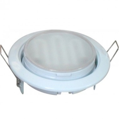 Светильник встраиваемый Ecola GX53 H4 Downlight without reflector_white белый 38х106 /FW53H4ECB/