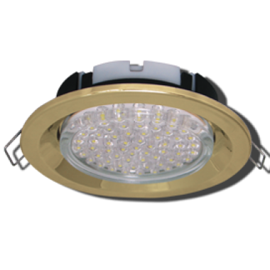 Cветильник встраиваемый Ecola GX53 FT3225 глубокий легкий золото 27x109 /FG5305ECB/