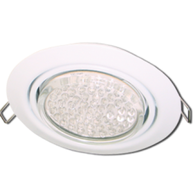 Светильник встраиваемый Ecola GX53 FT9073 поворотный белый 40x120 /FW5390ECB/