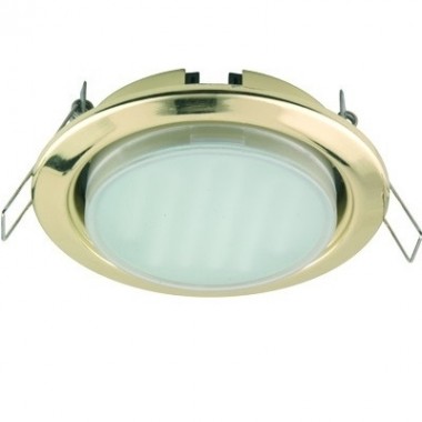 Светильник встраиваемый Ecola GX53 H4 Downlight without reflector gold Золото 38х106  /FG53H4ECB/