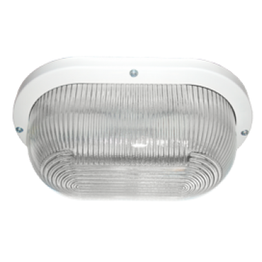Светильник накладной Ecola Light GX53 LED ДПП 03-9-002 Овал 2хGX53 прозр стекло IP65 белый 280х175х105 /TL53T2ECR/