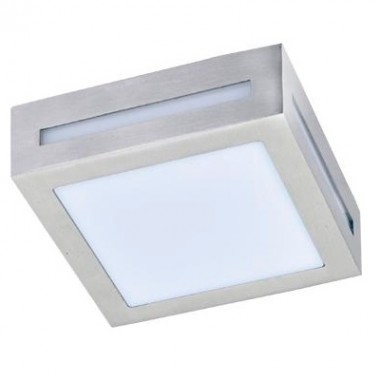 Светильник накладной Ecola GX53 LED 3082W IP65 матовый Квадрат металл. 1*GX53 сатин-хром 136x136x55 /FS53SSECH/