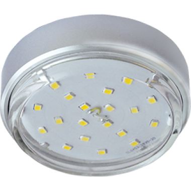 Светильник накладной Ecola GX53 DGX5318 легкий серебро 18x88 /FS53FFECD/