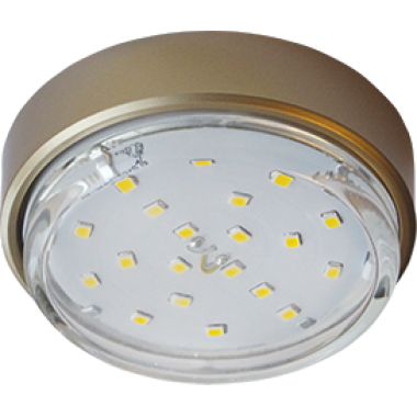 Светильник накладной Ecola GX53 DGX5318 легкий золото 18x88 /FG53FFECD/