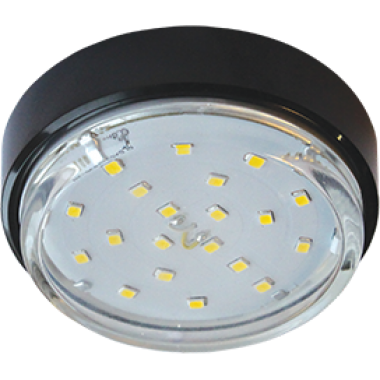 Светильник накладной Ecola GX53 DGX5318 легкий черный 18x88 /FB53FFECD/