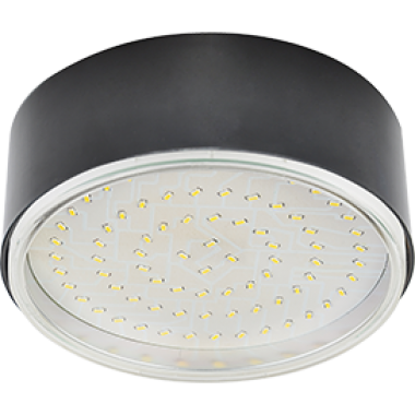 Ecola GX70-N50 Светильник накладной легкий Черный 42x120 /FB70NFECD/