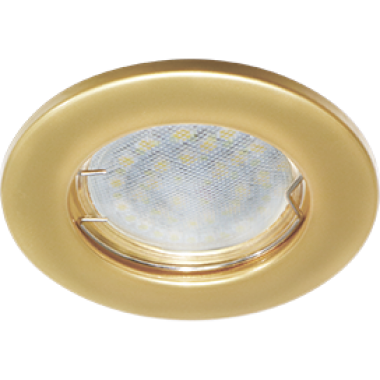 Светильник встраиваемый Ecola Light MR16 DL90 GU5.3 плоский перламутровое золото 30x80 2pack (кd74) /FN1621EFY/