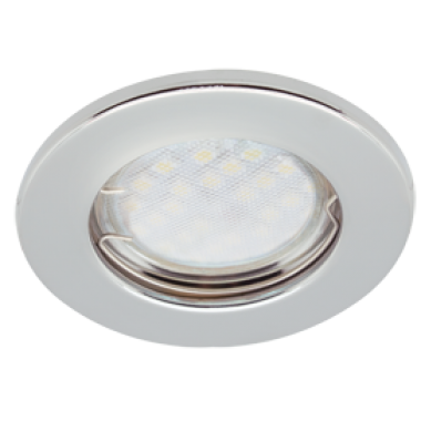 Светильник встраиваемый Ecola Light MR16 DL90 GU5.3 плоский хром 30x80 2pack (кd74) /FC1621EFY/