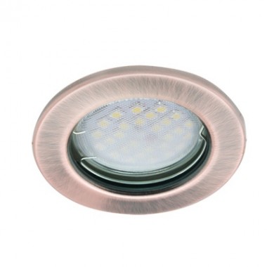 Светильник встраиваемый Ecola Light MR16 DL90 GU5.3 плоский черненая медь 30x80 2pack (кd74) /FA1621EFY/