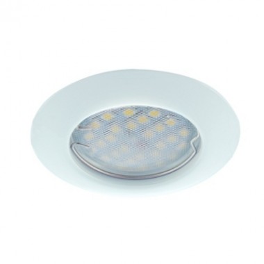 Светильник встраиваемый Ecola Light MR16 DL92 GU5.3 выпуклый белый 30x80 2pack (кd74) /FW1622EFY/