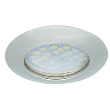 Светильник встраиваемый Ecola Light MR16 DL92 GU5.3 выпуклый хром 30x80 2pack (кd74) /FC1622EFY/