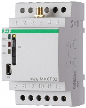 Реле дистанционного управления SIMply MAX P02
