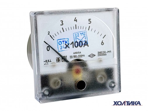 Амперметр Э 8030 М1 600/5А