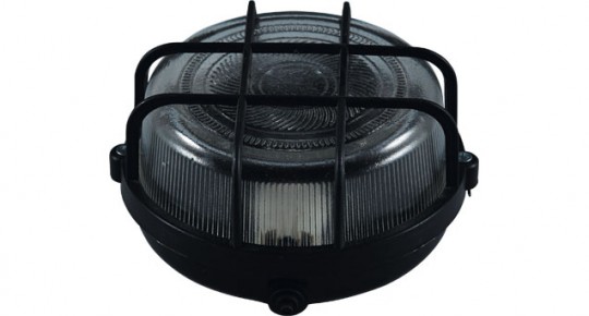 Светильник НПП 03-100-010.2 Луна 10 Решетка черный