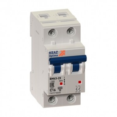 Выключатель автоматический модульный OptiDin BM63-2B3-УХЛ3 (ВМ63)