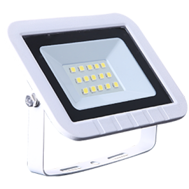 Прожектор светодиодный Ecola Projector LED 20,0W 220V 4200K IP65 тонкий Белый 146x102x17