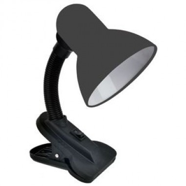 Светильник настольный LE TL-108 BLACK (Черный, E27, прищепка) (30) LE061402-0011