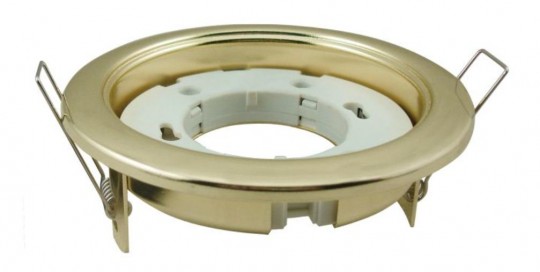 Светильник встраиваемый Ecola GX53 DGX5315 легкий золото 18x100 /FG53EFECD/