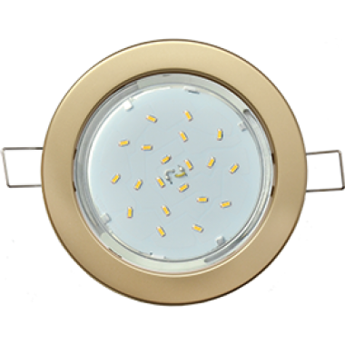 Светильник встраиваемый Ecola GX53 DGX5315 легкий золото 18x100 /FG53EFECD/