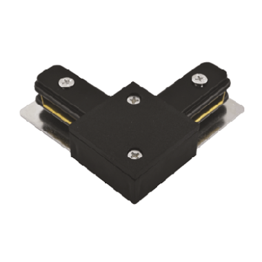 Коннектор шинопровода угловой AC-1B-TL черный серии TOP-LINE IN HOME