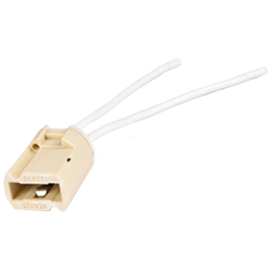 Патрон керамический Ecola base G9 с проводами 2*8cm (1 из уп. по  50) /AB09LWEAY/