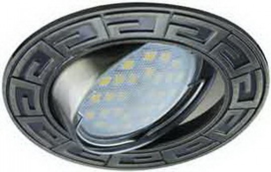 Светильник встраиваемый Ecola MR16 DL110 GU5.3 литой поворотный Антик черненая бронза 24x86 /FA1605EFF/