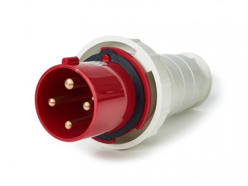 Вилка 034 3Р+РЕ 63А 380В IP54 HLT