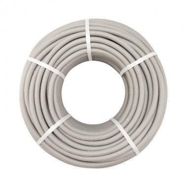 Труба гофрированная из ПВХ с зондом д.25 мм (50 м/уп.)