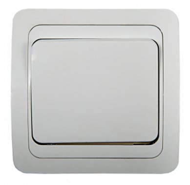 Выключатель одноклавишный CLASSICO белый 2021 IN HOME