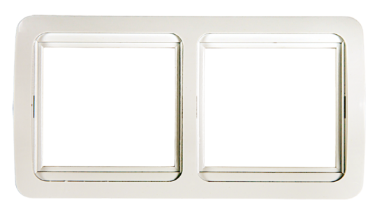 Рамка 2ая VALENZO  белая 6302H