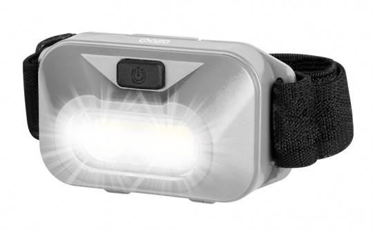 Фонарь налобный ФАZА H9-L1W-gy 1Вт COB, 3xAAA, сер.