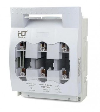 Выключатель-разъединитель с функцией защиты ПВР габ.1, 3П, 250 A HLT