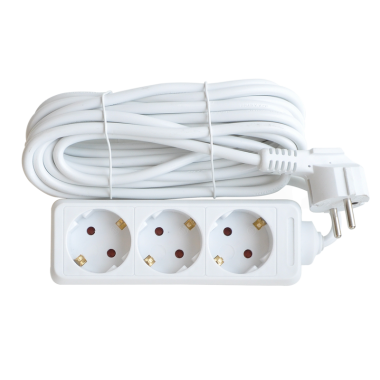 Удлинитель 3G-5-SMART 3-х местн 10А с з/к 5м 8335 IN HOME