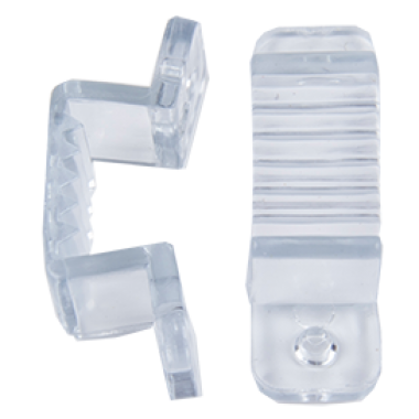 Скоба Ecola LED strip 220V connector holder крепежная для IP68 12x7 ленты уп. 10шт /SCHL12ESB/