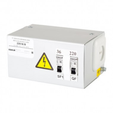 Ящик с понижающим трансформатором ЯТП-0,25-220/42-2-IP31-УХЛ3-КЭАЗ