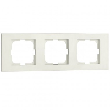 РАМКА ТРОЙНАЯ (БЕЛЫЙ ЦВЕТ) GRANO