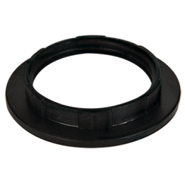 Кольцо Ecola base дополнительное к патрону E27 черный (1 из уп. по 100) /RB7SPBEAY/