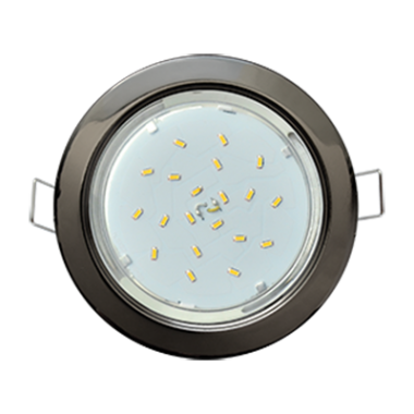 Светильник встраиваемый Ecola GX53 H4 . без рефл.  черный хром 38x106 - 10pack (кd102)  /FB5310ECB/