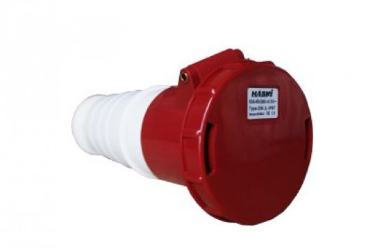 Розетка  234 переносная  3P+РE  63А  380В IP44 HASKI