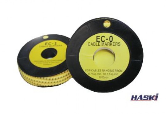 Кабельный маркер МКО EC-0 C.(0,75-1,5мм2) HASKI