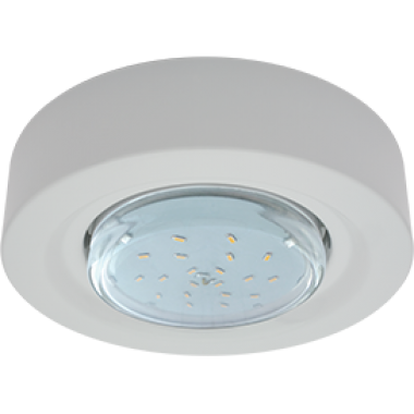 Светильник накладной Ecola GX53 FT3073  широкий белый 32х130 /FW5330ECB/