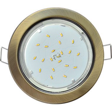 Светильник встраиваемый Ecola GX53 H4 без рефл, Черненая бронза 38x106 /FN53H4ECB/  