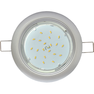 Светильник встраиваемый Ecola GX53 DGX5315 легкий серебро 18x100 /FS53EFECD/