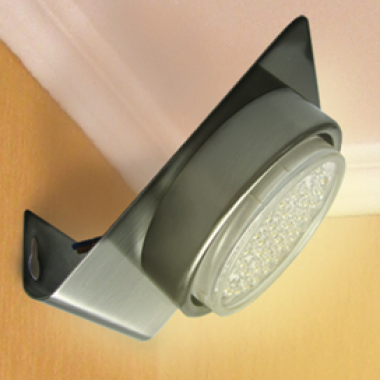 Светильник настенный Ecola GX53-N82 угловой сатин-хром 52х130х111 /FS5382ECB/