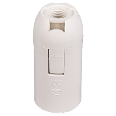 Патрон подвесной Ecola base E14 белый (1 из ч/б уп. по 10) /AB4SSWEAY/