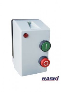 Пускатель магнитный в оболочке КМО-1230 (12А, 220В) лампочка, пластик, РТЛ (9-13)А