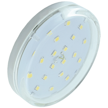 Лампа светодиодная Ecola GX53 LED 6,0W Tablet 220V 4200K прозрачная 27x75 /T5CV60ELC/